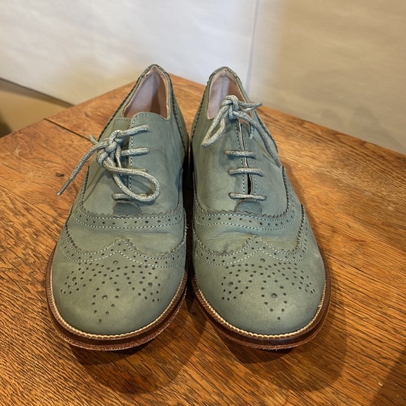 Boden sage green leather oxfords size 36 - Picture 2 of 7